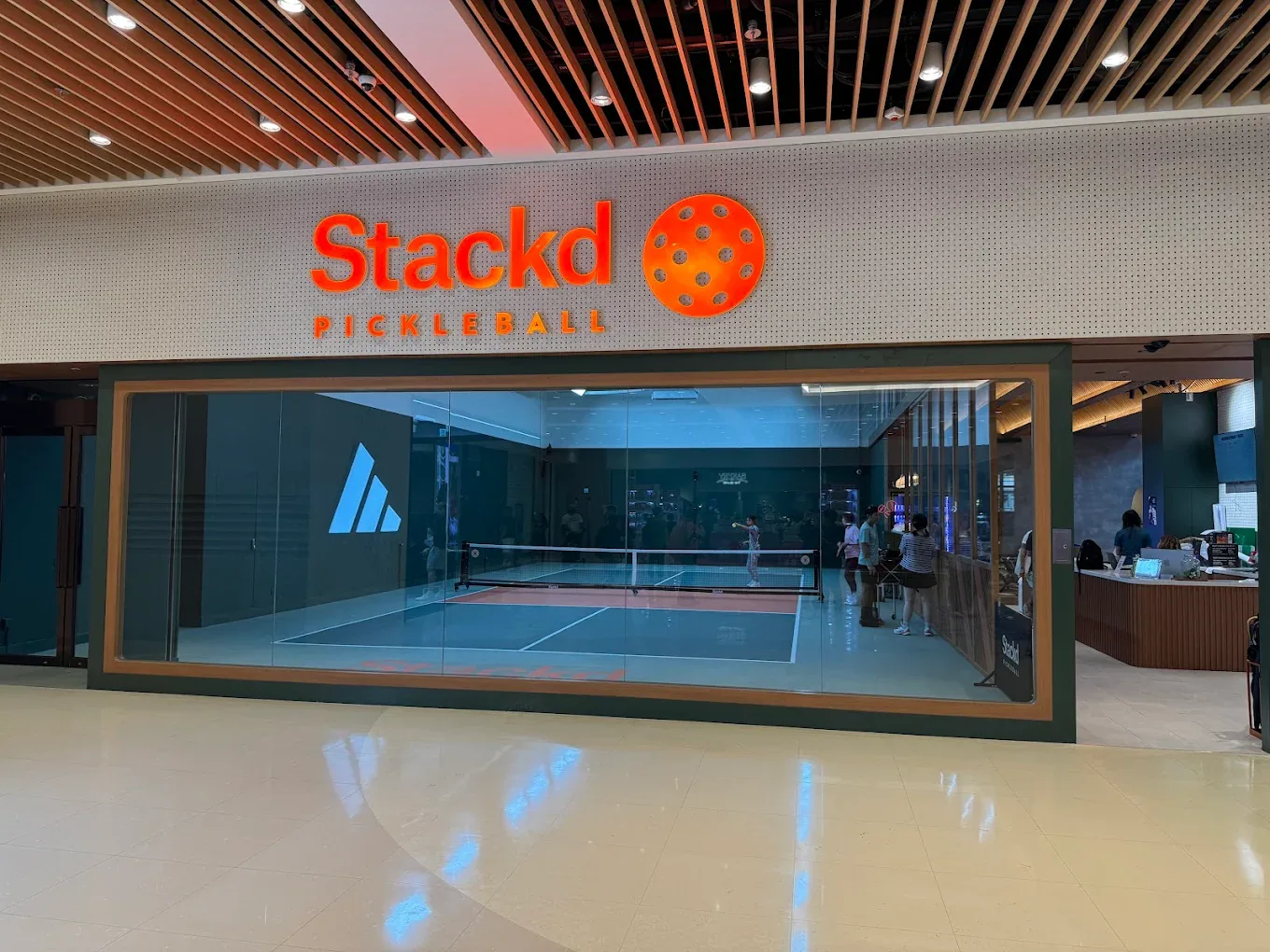 Stackd Pickleball indoor pickleball court