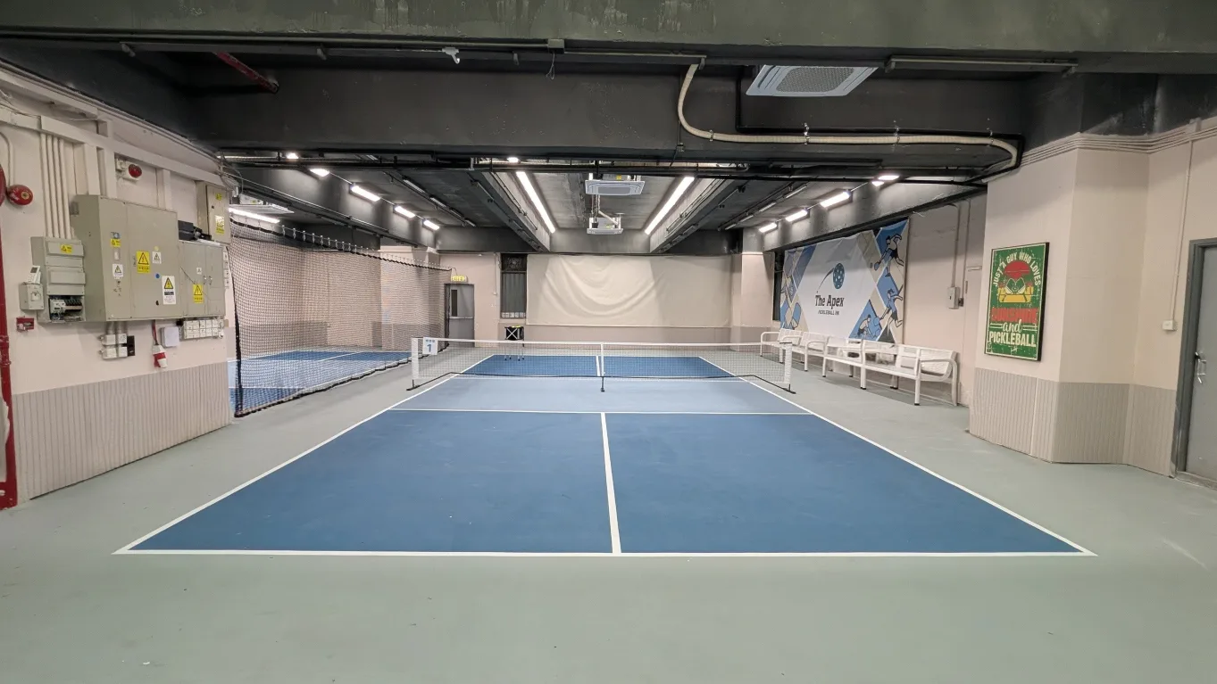 The Apex Pickleball HK indoor pickleball court
